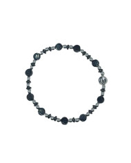 PUL DEZENA ELAST HEMATITE ROSA 6MM NS