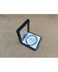 PUL DEZENA ELAST HEMATITE CRUZ 8MM