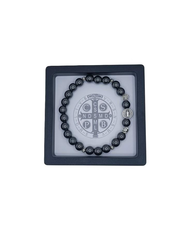 PUL DEZENA ELAST HEMATITE REDONDA 8MM