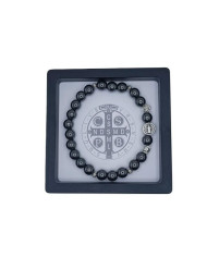 PUL DEZENA ELAST HEMATITE REDONDA 8MM