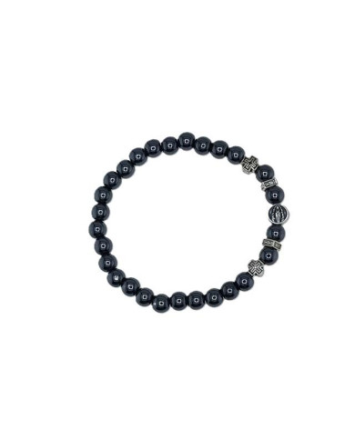 PUL ELAST HEMATITE REDONDA 6MM E CT ZAMAC