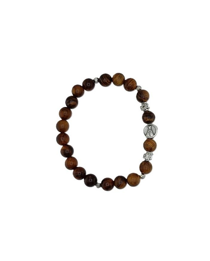 PUL DEZENA ELAST MADEIRA  PAU SANTO 8MM