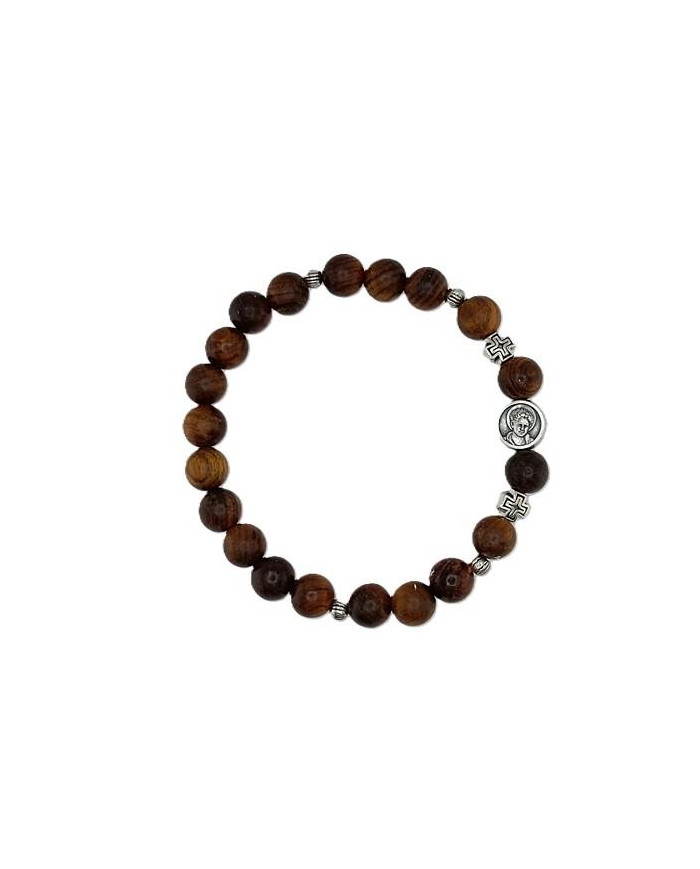 PUL DEZENA ELAST MADEIRA  PAU SANTO 8MM