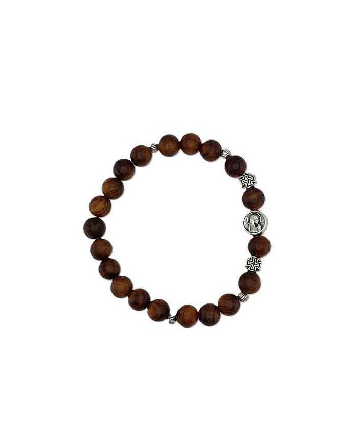 PUL DEZENA ELAST MADEIRA  PAU SANTO 8MM