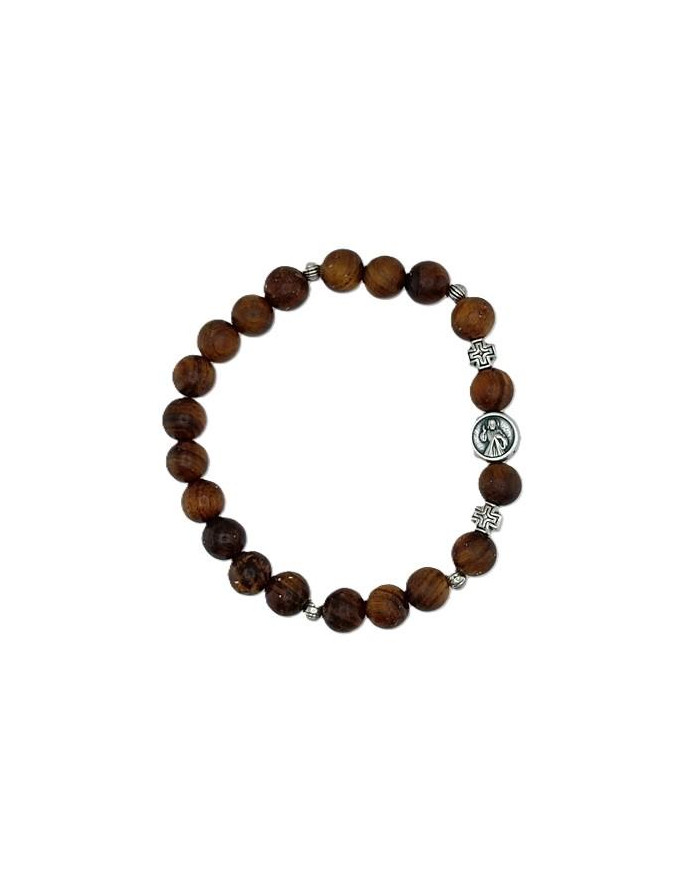 PUL DEZENA ELAST MADEIRA  PAU SANTO 8MM