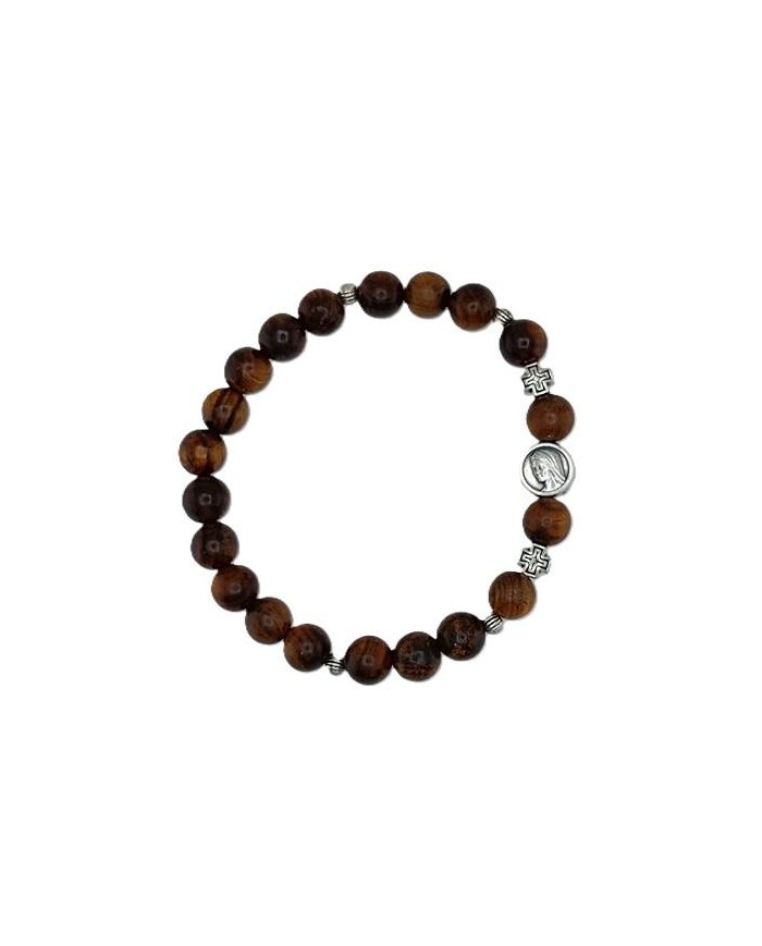 PUL DEZENA ELAST MADEIRA  PAU SANTO 8MM