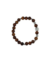 PUL DEZENA ELAST MADEIRA  PAU SANTO 8MM