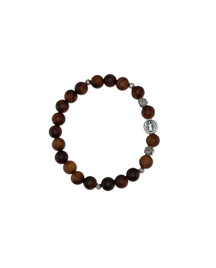 PUL DEZENA ELAST MADEIRA  PAU SANTO 8MM