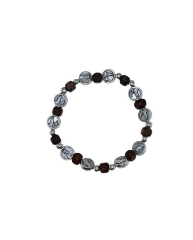 PUL DEZENA ELAST MADEIRA QUAD. 6MM NS