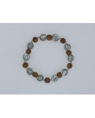 PUL DEZENA ELAST MADEIRA QUAD. 6MM MEDJUGORJE/PIO