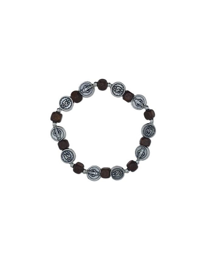 PUL DEZENA ELAST MADEIRA QUAD. 6MM ML