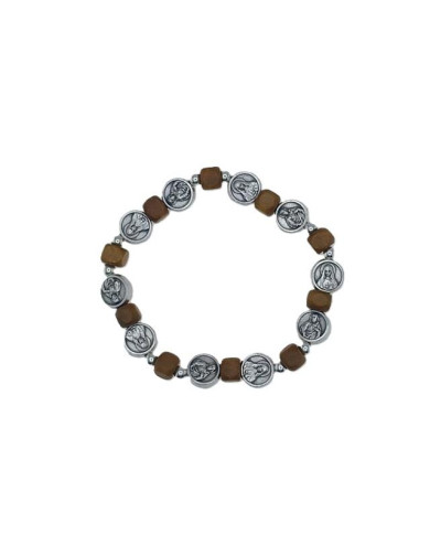 PUL DEZENA ELAST MADEIRA QUAD 6MM CJM