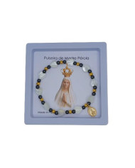 PUL DEZENA ELAST MADRE PEROLA CORACAO 8MM