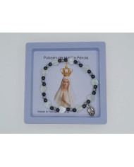 PUL DEZENA ELAST MADRE PEROLA CORACAO 8MM