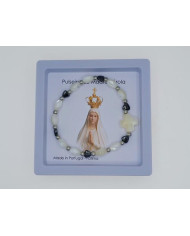 PUL DEZENA ELAST MADRE PEROLA 6MM CRUZ PX