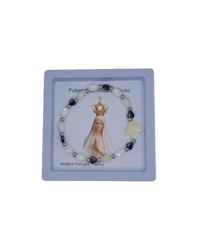 PUL DEZENA ELAST MADRE PEROLA 6MM CRUZ PX