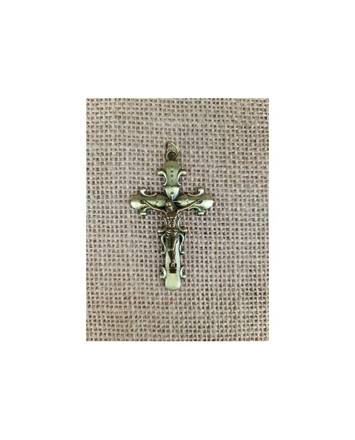 CRUZ METAL 67MM DESIGN FLORES BRONZE