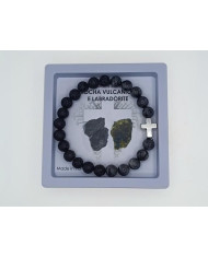 PUL DEZENA ELAST CRUZ QUAD C/PEDRA 8M RV