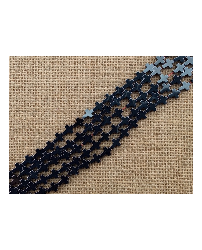 FIADA 39 CT HEMATITE CRUZ 8X10MM