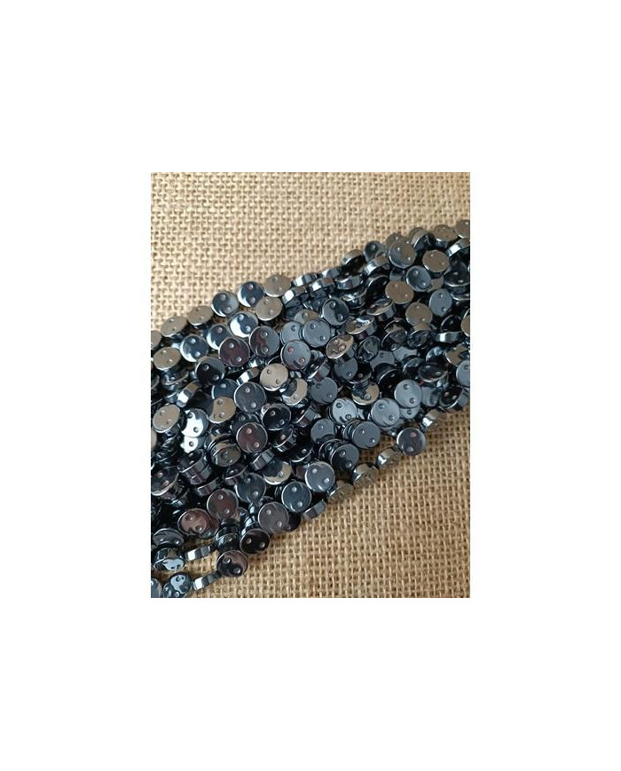 FIADA 41 CT HEMATITE REDONDA 10MM YIN YANG