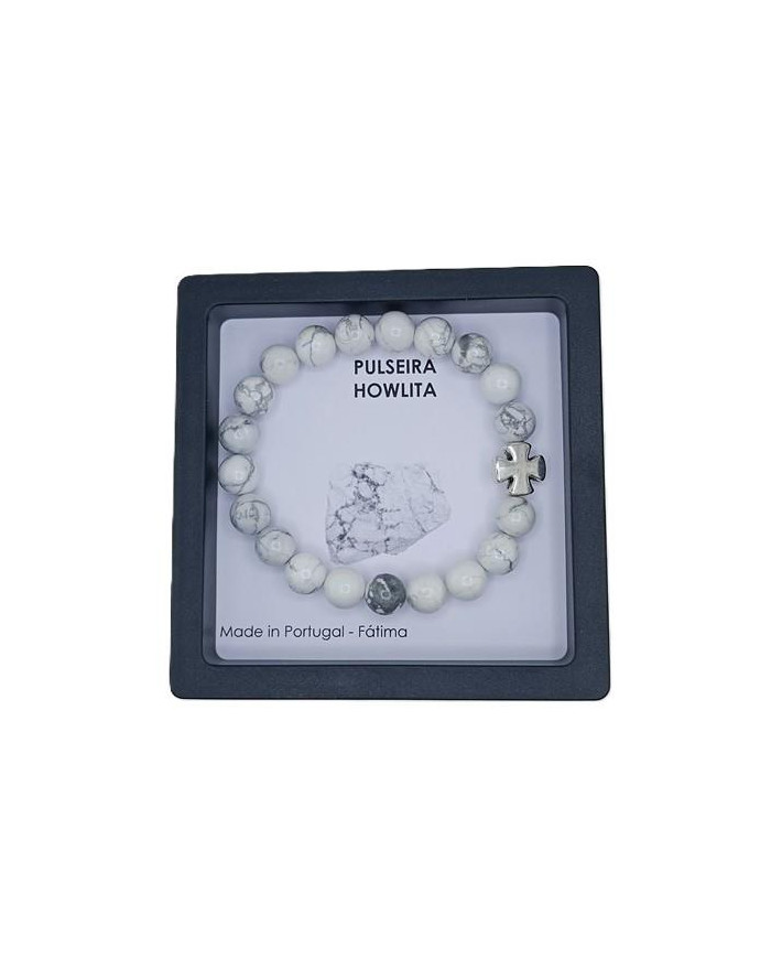 PUL ELAST PEDRA 8MM HOWLITA BRANCA CR CELTA