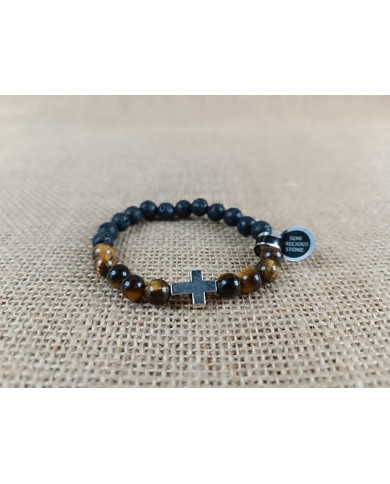 PUL DEZENA ELAST CRUZ QUAD C/PEDRA 8M RV