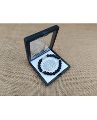 PUL DEZENA ELASTICA PEDRA 8MM RV+VIDRO 8MM SB