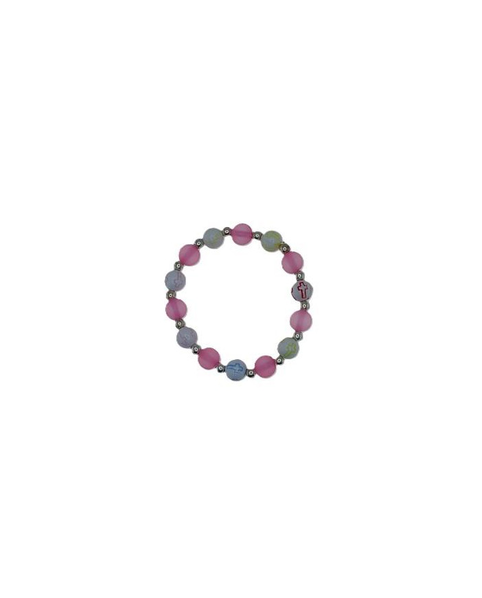 ELASTIC BRACELET MATTE PLASTIC + X8 8MM