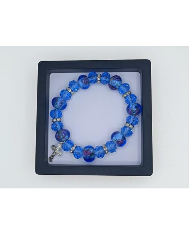 PUL ELAST VIDRO MURANO 12MM C/ CRISTAL