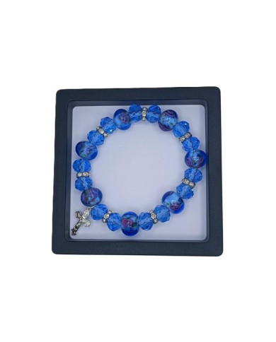 PUL ELAST VIDRO MURANO 12MM C/ CRISTAL