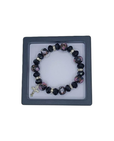 PUL ELAST VIDRO MURANO 12MM C/ CRISTAL