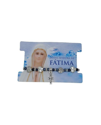 BRACELET DECADE GLASS 4MM WITH ZAMAK