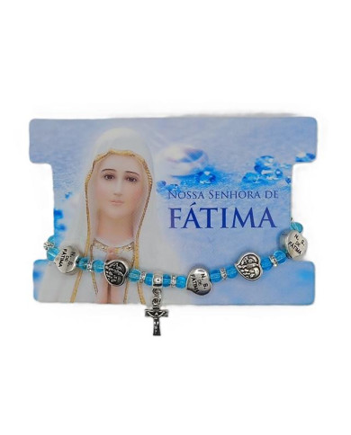 BRACELET DECADE GLASS 4MM WITH ZAMAK