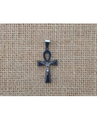 CRUZ ACO 38MM ORTODOXA CRISTO