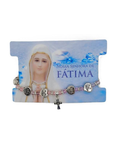 BRACELET DECADE GLASS 4MM WITH ZAMAK