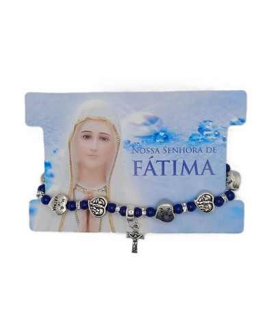 BRACELET DECADE GLASS 4MM WITH ZAMAK