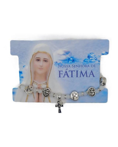 BRACELET DECADE GLASS 4MM WITH ZAMAK