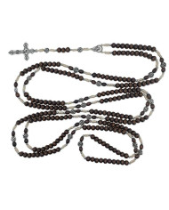 ROSARIO MADEIRA 8MM + ROSA