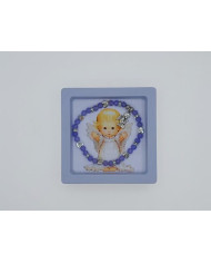 PUL ELAST FACETADA PEDRA JADE 4MM ANJO