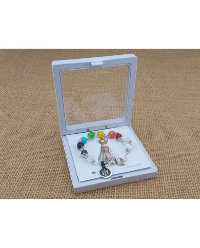 PUL PEDRA 8MM ARCO IRIS