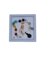 PUL PEDRA 8MM ARCO IRIS