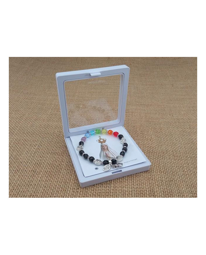 PUL ELAST CRISTAL 7MM ARCO IRIS