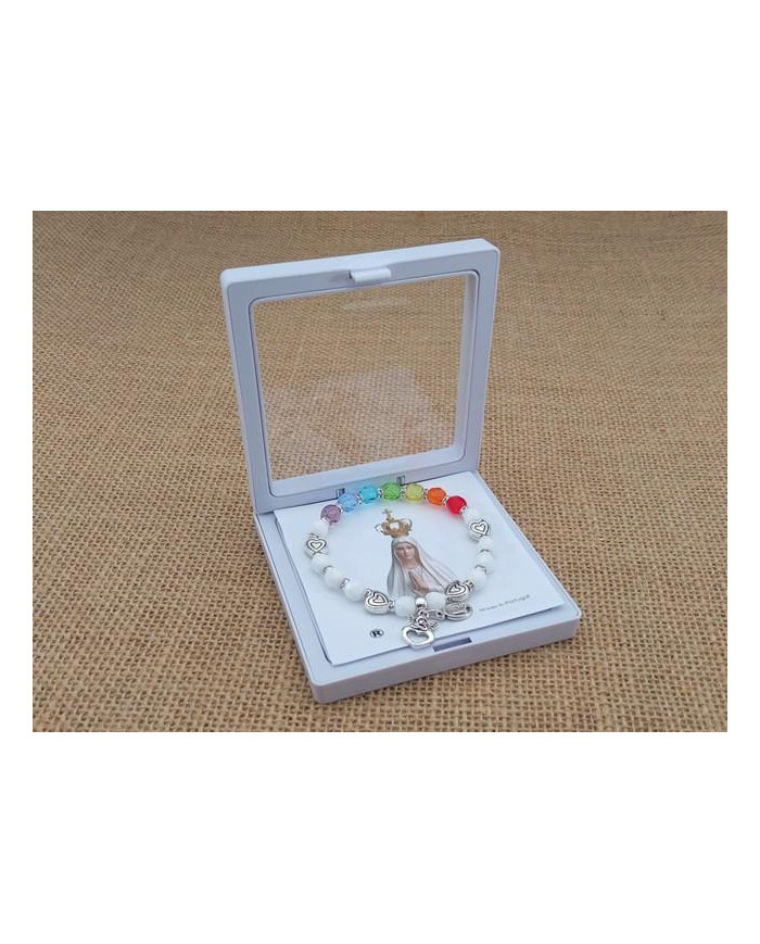 PUL ELAST CRISTAL 7MM ARCO IRIS