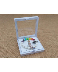 PUL ELAST PEDRA 8MM ARCO IRIS