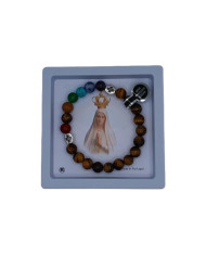 PUL ELAST PEDRA 8MM ARCO IRIS