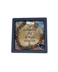 PUL ELAST ARVORE VIDA OLHO TIGRE FOSCO 8MM