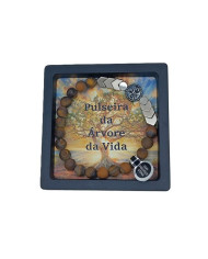 PUL ELAST ARVORE VIDA OLHO TIGRE FOSCO 8MM