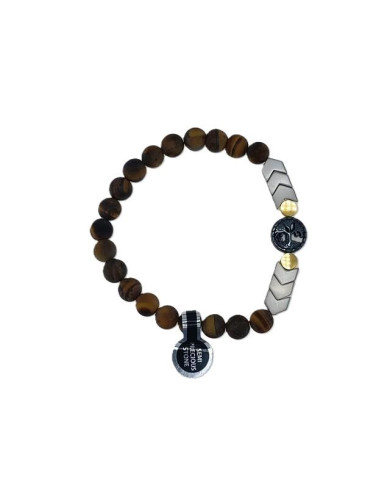 PUL ELAST ARVORE VIDA OLHO TIGRE FOSCO 8MM