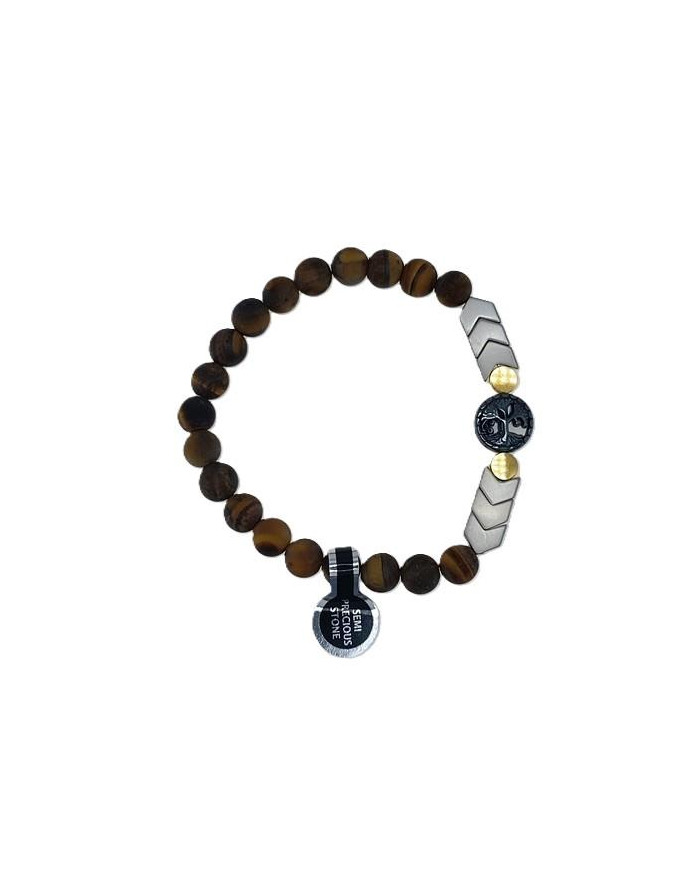 PUL ELAST ARVORE VIDA OLHO TIGRE FOSCO 8MM