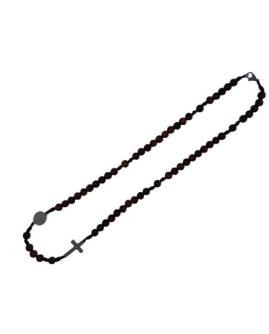 COLAR TERCO CORDEL PAU SANTO 6MM P